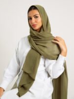 ⁦طرحة ليزر زيتي فاتح⁩ - الصورة ⁦2⁩