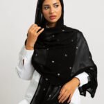 طرحه القلرب الرمادية أسود