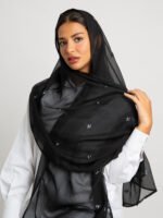 ⁦طرحه بوال طبقة درب الورد أسود⁩ - الصورة ⁦2⁩