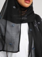 ⁦طرحه بوال طبقة درب الورد أسود⁩ - الصورة ⁦3⁩