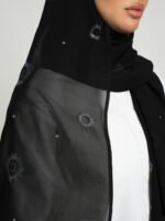 ⁦طرحة السماء اللامعه ليزر أسود⁩ - الصورة ⁦3⁩