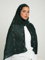 ⁦طرحة أوتار الكون ليزر أخضر عشبي⁩ - الصورة ⁦2⁩