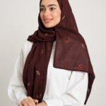 طرحه بوال طبقتين أوراق الخريف عودي