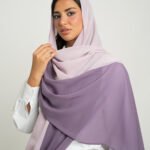 طرحة ليزر نصفين درجات البنفسجي