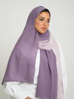 ⁦طرحة ليزر نصفين درجات البنفسجي⁩ - الصورة ⁦2⁩