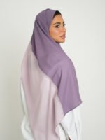 ⁦طرحة ليزر نصفين درجات البنفسجي⁩ - الصورة ⁦3⁩