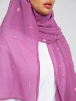 ⁦طرحة الورود الصغيرة ليزر ماجينتا⁩ - الصورة ⁦4⁩