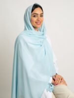 ⁦طرحة ليزر أزرق فاتح⁩ - الصورة ⁦2⁩