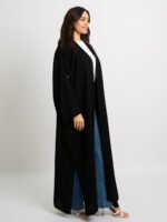 ⁦عباية بوهيمي أسود⁩ - الصورة ⁦2⁩