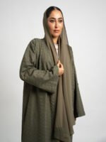 ⁦عباية بوهيمي بقصة عادية زهرة ركامة زيتي⁩ - الصورة ⁦2⁩