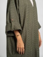 ⁦عباية بوهيمي بقصة عادية زهرة ركامة زيتي⁩ - الصورة ⁦5⁩