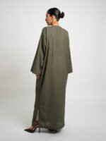 ⁦عباية بوهيمي بقصة عادية زهرة ركامة زيتي⁩ - الصورة ⁦8⁩