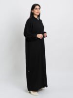 ⁦عباية العمرة أسود بسحاب⁩ - الصورة ⁦2⁩