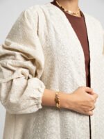 ⁦عباية نص كلوش أغصان ركامة سكري⁩ - الصورة ⁦4⁩