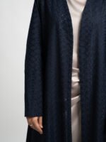 ⁦عباية نص كلوش بتلات ركامة كحلي⁩ - الصورة ⁦6⁩