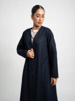 ⁦عباية نص كلوش بتلات ركامة كحلي⁩ - الصورة ⁦7⁩