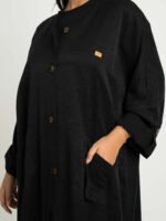 ⁦عباية هودي لس أسود توماس⁩ - الصورة ⁦4⁩