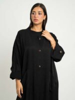 ⁦عباية هودي لس أسود توماس⁩ - الصورة ⁦5⁩