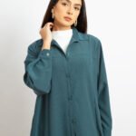 شيرت عباية بدون طرحة تيل فاتح