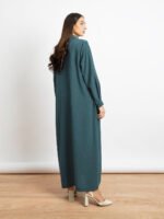 ⁦شيرت عباية بدون طرحة تيل فاتح⁩ - الصورة ⁦3⁩