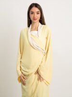 ⁦عباية فلوستايل أصفر كريمي⁩ - الصورة ⁦6⁩