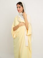 عباية فلوستايل أصفر كريمي