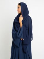 ⁦عباية فلوستايل كحلي⁩ - الصورة ⁦7⁩