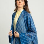 عباية واسعة إنديغو ملكي