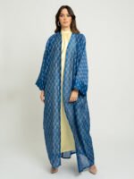 ⁦عباية واسعة إنديغو ملكي⁩ - الصورة ⁦3⁩