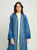 ⁦عباية واسعة إنديغو ملكي⁩ - الصورة ⁦5⁩