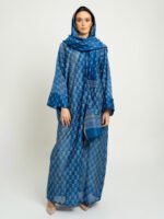 ⁦عباية واسعة إنديغو ملكي⁩ - الصورة ⁦7⁩