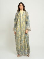 ⁦عباية واسعة عبير السماء أزرق باهت⁩ - الصورة ⁦2⁩