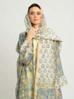 ⁦عباية واسعة عبير السماء أزرق باهت⁩ - الصورة ⁦8⁩