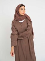 ⁦عباية عملية مقفلة صالونا - بني⁩ - الصورة ⁦8⁩