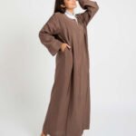 عباية عملية مقفلة صالونا - بني