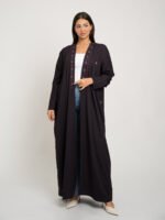 ⁦عباية نص بشت النجوم اللامعة موف⁩ - الصورة ⁦3⁩