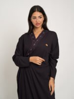 ⁦عباية نص بشت النجوم اللامعة موف⁩ - الصورة ⁦7⁩