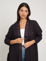 ⁦عباية نص بشت النجوم اللامعة موف⁩ - الصورة ⁦8⁩