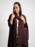 ⁦عباية نص كلوش قمر الياقوت عودي⁩ - الصورة ⁦2⁩