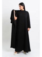 ⁦عباية العمرة لف نص كلوش أسود⁩ - الصورة ⁦4⁩