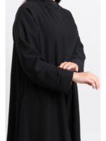 ⁦عباية العمرة لف نص كلوش أسود⁩ - الصورة ⁦7⁩