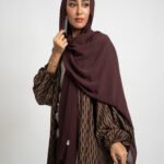 عباية نص كلوش نغم الخريف بني