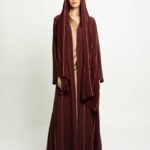 عباية نص كلوش خطوط السلسلة عودي