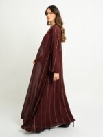 ⁦عباية نص كلوش خطوط السلسلة عودي⁩ - الصورة ⁦4⁩