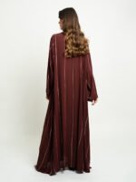 ⁦عباية نص كلوش خطوط السلسلة عودي⁩ - الصورة ⁦5⁩