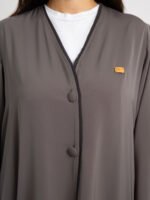 ⁦العباية التنفيذية رمادي⁩ - الصورة ⁦6⁩