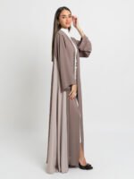 ⁦عباية برنسيس بدرجات البني⁩ - الصورة ⁦2⁩