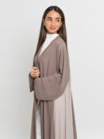 ⁦عباية برنسيس بدرجات البني⁩ - الصورة ⁦4⁩