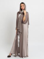 ⁦عباية برنسيس بدرجات البني⁩ - الصورة ⁦5⁩