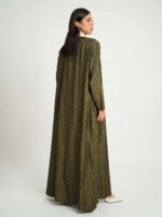 ⁦عباية نص كلوش أنغام الزيتون⁩ - الصورة ⁦4⁩